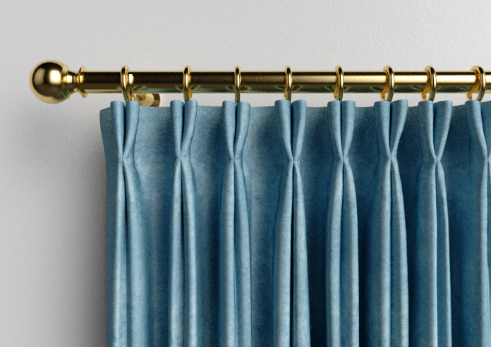 Florence Faux Suede, Cloud Blue - Made to Measure Curtains - Image 10